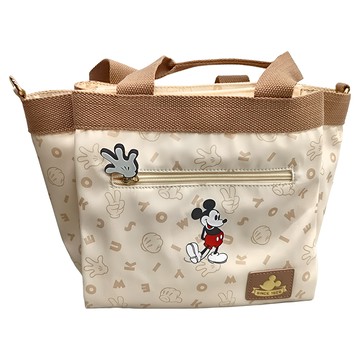 MICKEY MOUSE 米奇 復古米奇 兩用手提包 PTD23-E4-53BG  35 x 22 x 13cm  米色