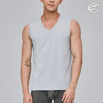 ADISI 男Tactel Pro快乾排汗寬肩背心AV2311077 (S-2XL) 淺灰