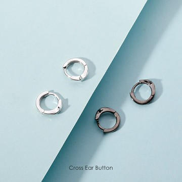 925純銀耳飾女2021新款潮ins耳環男夏天清新百搭時尚簡約氣質耳扣