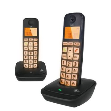 TCSTAR雙手機DECT無線電話TCT-PH802BK ★送7-11商品卡100元