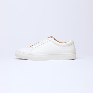 台灣手工真皮男生小白鞋(M05)