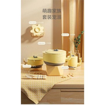 可優比寶寶注水碗輔食碗嬰兒吸盤恒溫叉勺兒童316L不銹鋼保溫碗