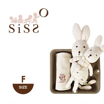 【SISSO有機棉】有機米小兔親子禮盒