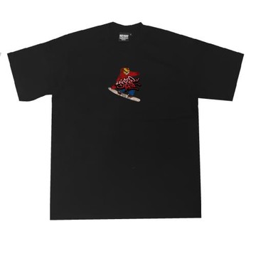 bboy寬松滑雪街頭old school匪幫hiphop西海岸美式小領口短袖t桖