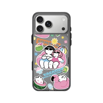 iPhone 17 Pro Max Clear (相機按鈕) 酷墨灰 - 於是日常了 - 於是日常了－夏日海島旅行