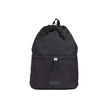 【OUTDOOR】慢活宣言14吋電腦束口單肩背包-黑色 OD163106BK