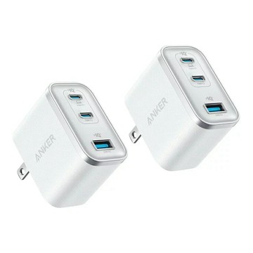 ANKER A121A Nano GaN 70W 急速充電器 兩入組 白色