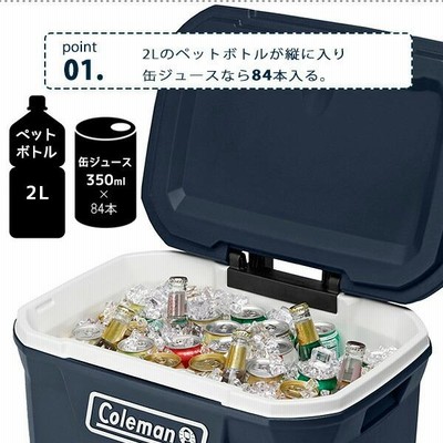 コールマン クーラーボックス ホイール クーラー 全5色 50QT 容量約