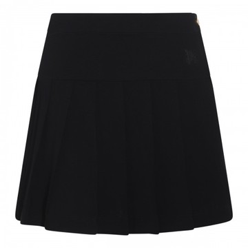 Palm Angels - Black Cotton Skirt Xs