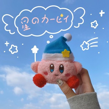星之卡比毛絨耳機套 適用於AirPods 4代保護套 蘋果1/2代耳機殼 AirPods Pro2 3代耳機保護殼 可愛