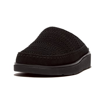 GEN-FF CROCHET MULES編織木屐鞋-黑色