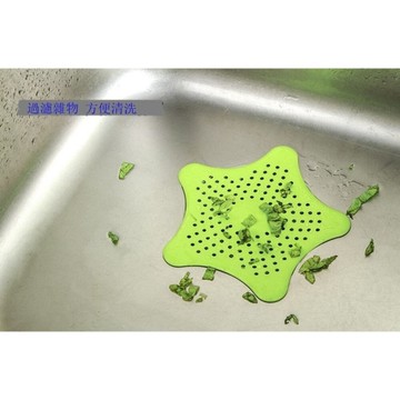 (現貨)五角星廚房水槽 防堵 地漏浴室過濾網