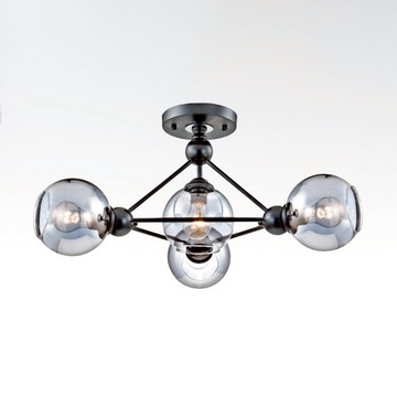 E27工業風半吸頂四燈 C16-13-63256