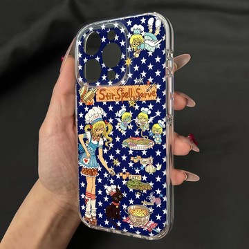 星星女僕手機殼iPhone17潮16plus蘋果15promax防摔14卡通13