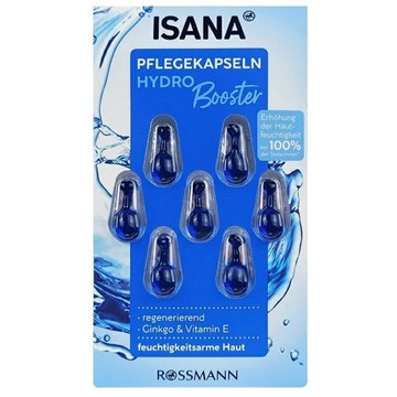 德國 ISANA 精華膠囊7入/卡(角鯊烷保濕修護(藍)) [大買家]