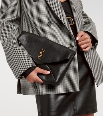 Saint Laurent Cassandre Large leather pouch