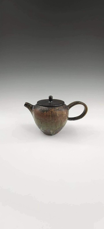 柴燒鈞釉壺