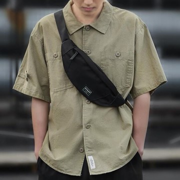 買一送一斜背包男胸包潮牌男士包包側背包帆布休閒背包學生輕便斜背胸前包 智慧e家