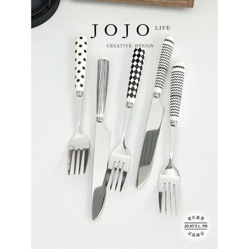 JOJO'S L. PD.bell.簡約ins勺子高顏值不銹鋼刀叉勺三件套 | 空玲