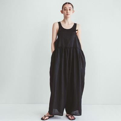 fog linen work フォグリネンワーク BLUMA SALOPETTE PANTS