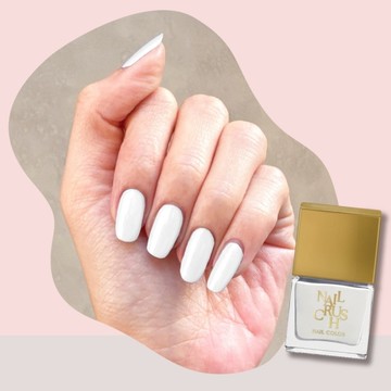 NAIL CRUSH 指甲油 (桔梗白) (12mL) S005