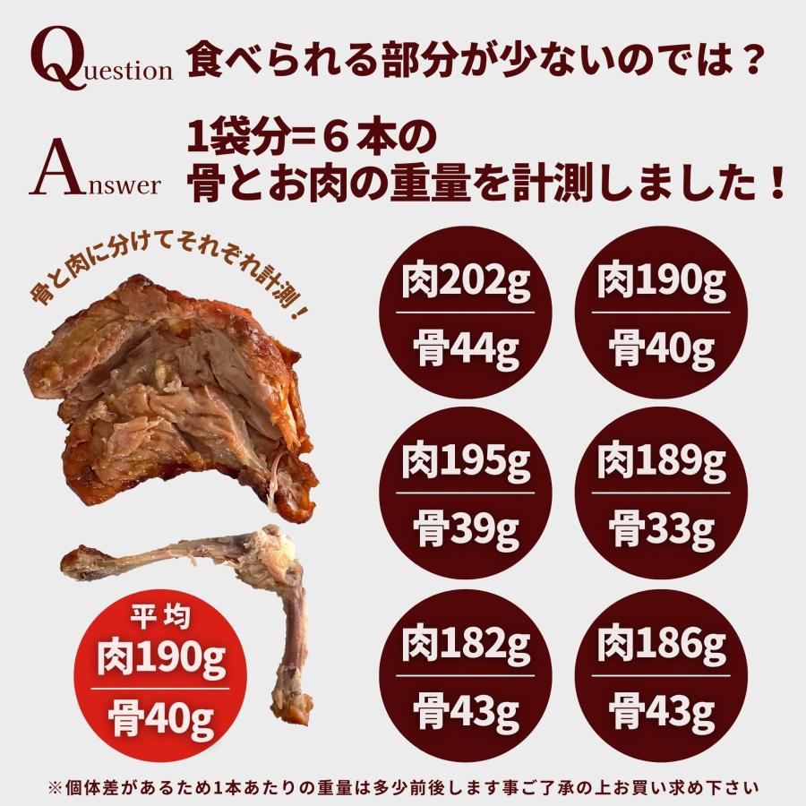 数量限定 ローストチキン レッグ 味付き 6本 1本約230g 送料無料 電子レンジ 温めるだけ 骨付き クリスマス チキン ローストチキンレッグ 鶏もも パーティー