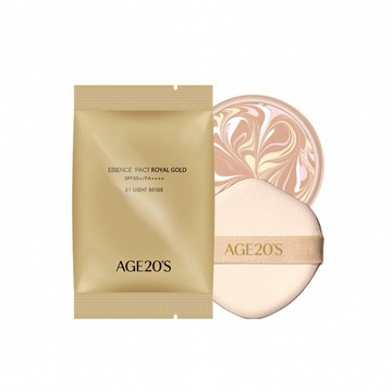 【AGE20'S】皇家金萃光燦爆水粉餅 SPF50+/PA++++ 粉蕊補充包 (亮白色) 14g (效期20281028)