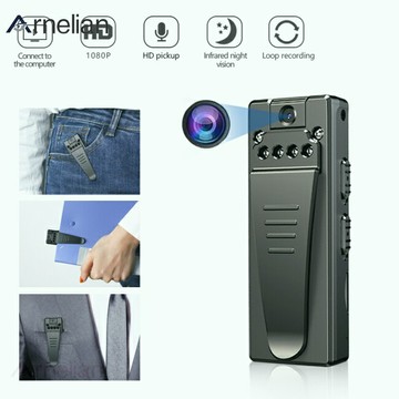 Arnelian 高清迷你便攜式攝像機 Dvr 數碼相機夜視錄像機袖珍相機