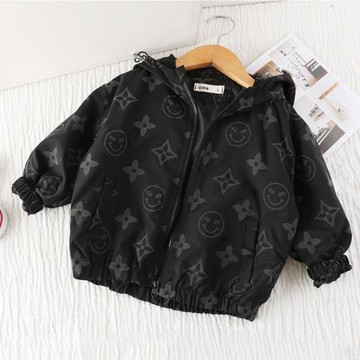 【清倉】男童外套春秋洋氣兒童寶寶沖鋒衣拉鏈衫夾克上衣