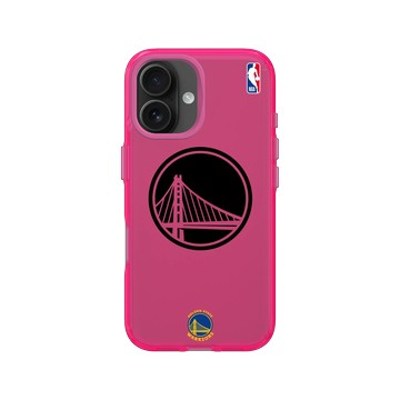iPhone 16 Clear 粉漾桃 - NBA - B&W-金州勇士 Golden State Warriors B&W - Light