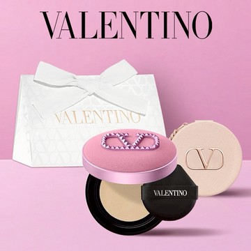 禮物獨家🎁贈氣墊包【VALENTINO】夢境粉光感氣墊 ｜精品彩妝｜快速出貨｜雙子座生日禮物