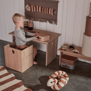 OYOY MINI 寶貝復古收納箱 4款選 - 夢想彩虹