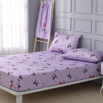 庫洛米-床包枕套組-酷萌花園-花園款-正版授權-100%精梳棉