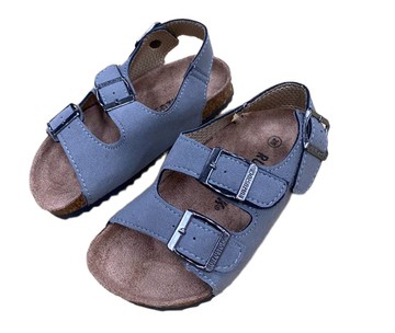 【NikoKids】學步鞋/涼鞋/造型涼鞋/小童涼鞋/勃肯鞋/灰色(NK797)