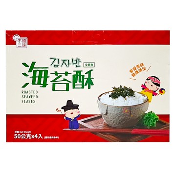 韓味不二 海苔酥禮盒 4包  200g  1盒