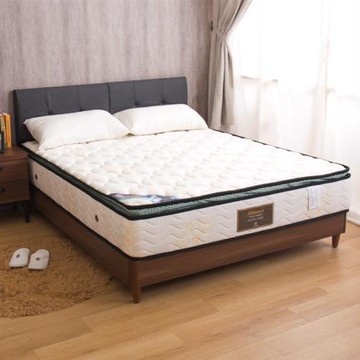 【AS】夏洛特-記憶棉排汗正三線雙人加大6尺蜂巢式獨立筒床墊