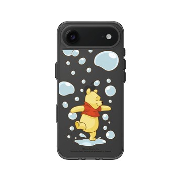 iPhone Air Clear (相機按鈕) 酷墨灰 - 迪士尼-小熊維尼 Disney Winnie The Pooh - 玩泡泡