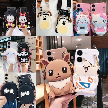 零錢包適用于vivoY200+手機殼軟殼防摔保護套可愛卡通立體y200+手機套硅膠后蓋V2354A全包軟膠潮牌女斜跨背包