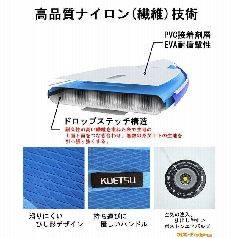 サップ SUP インフレータブル スタンドアップパドルボード 3.2ｍ