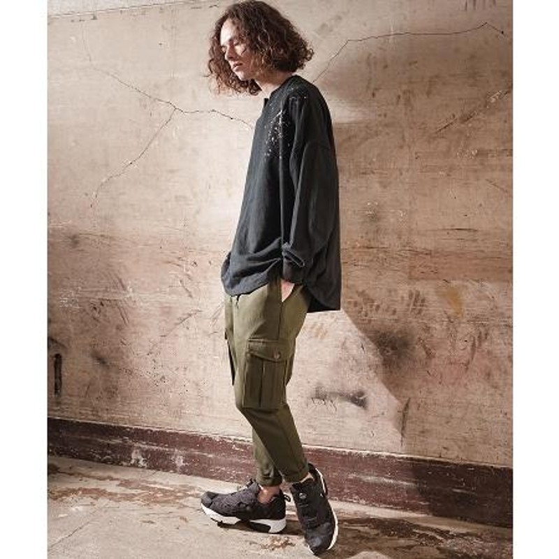 CAMBIO(カンビオ)】 MINI URAKE Splash Paint Key Neck Pullover