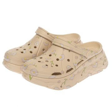 SKECHERS 女鞋 健走系列涼拖鞋 MAX CUSHIONING FOAMIES (111271NAT)