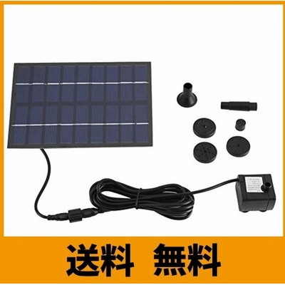 ソーラーポンプ 噴水ポンプ 9v 1 8w 0l H 省エネ ウォーターポンプ 水中ポンプ ソーラー 屋外 防水 給水ポンプ 水槽 池 プール 水中演出 観賞用アクセサリ Nesage プール Egginselectrical Com Au