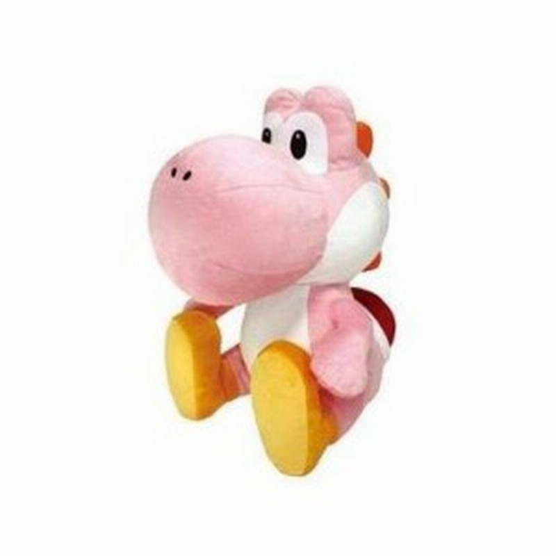 スーパーマリオ 特大サイズぬいぐるみ おすわりヨッシー ピンク単品 通販 Lineポイント最大1 0 Get Lineショッピング