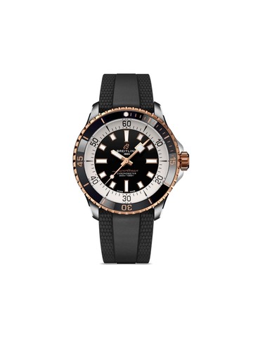 Breitling - pre-owned Superocean 42mm - unisex - stainless steel - One Size - Black