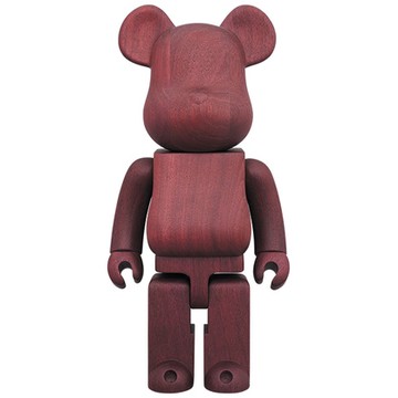BEETLE BE@RBRICK KARIMOKU カリモク PURPLEHEART 木頭熊 庫柏力克熊 400%