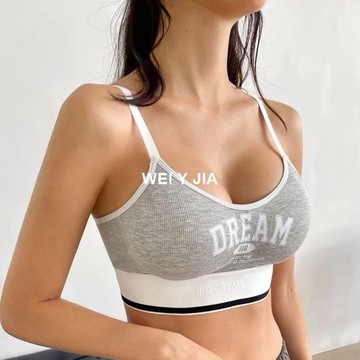 【唯家】美高辣妹 美式復古 內衣 無鋼圈內衣 運動內衣 性感內衣 小胸內衣 集中內衣 無鋼圈內衣 爆乳內衣