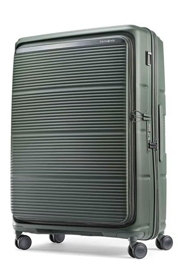 【SAMSONITE】限時9折★PARALUX HS 上掀前開 30吋 可擴充四輪行李箱 橄欖綠+贈箱套