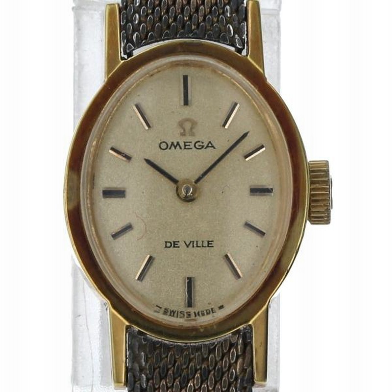 【稼働品】OMEGA DE VILLE レディース腕時計　手巻き式