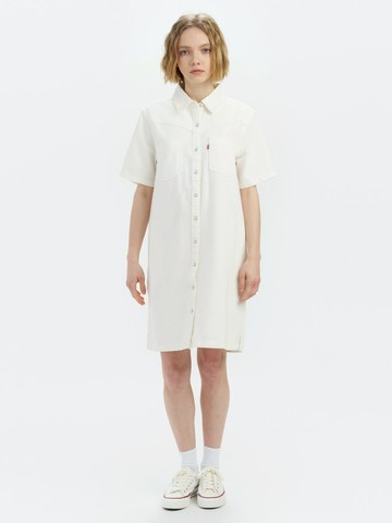 女款 襯衫式短袖丹寧牛仔洋裝 熱賣單品