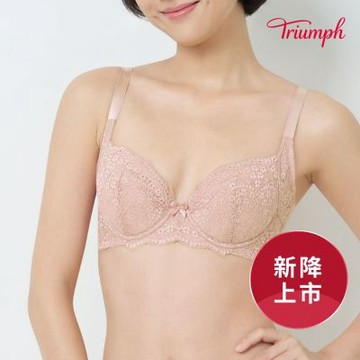 黛安芬-立體美綻系列 全罩鋼圈內衣 B-E 淺裸膚
